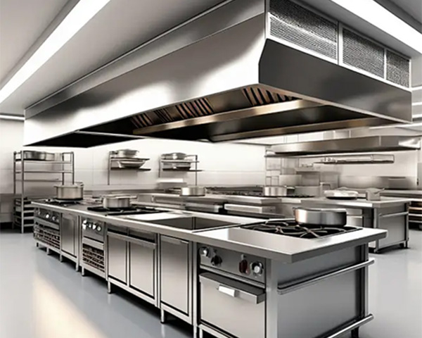 Solución de equipos de cocina central de la cadena de marca